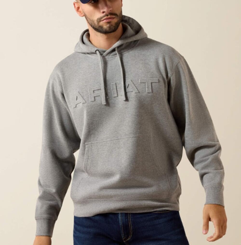 New Ariat Embossed Logo Hooded Sweatshirt Women’s Size Small